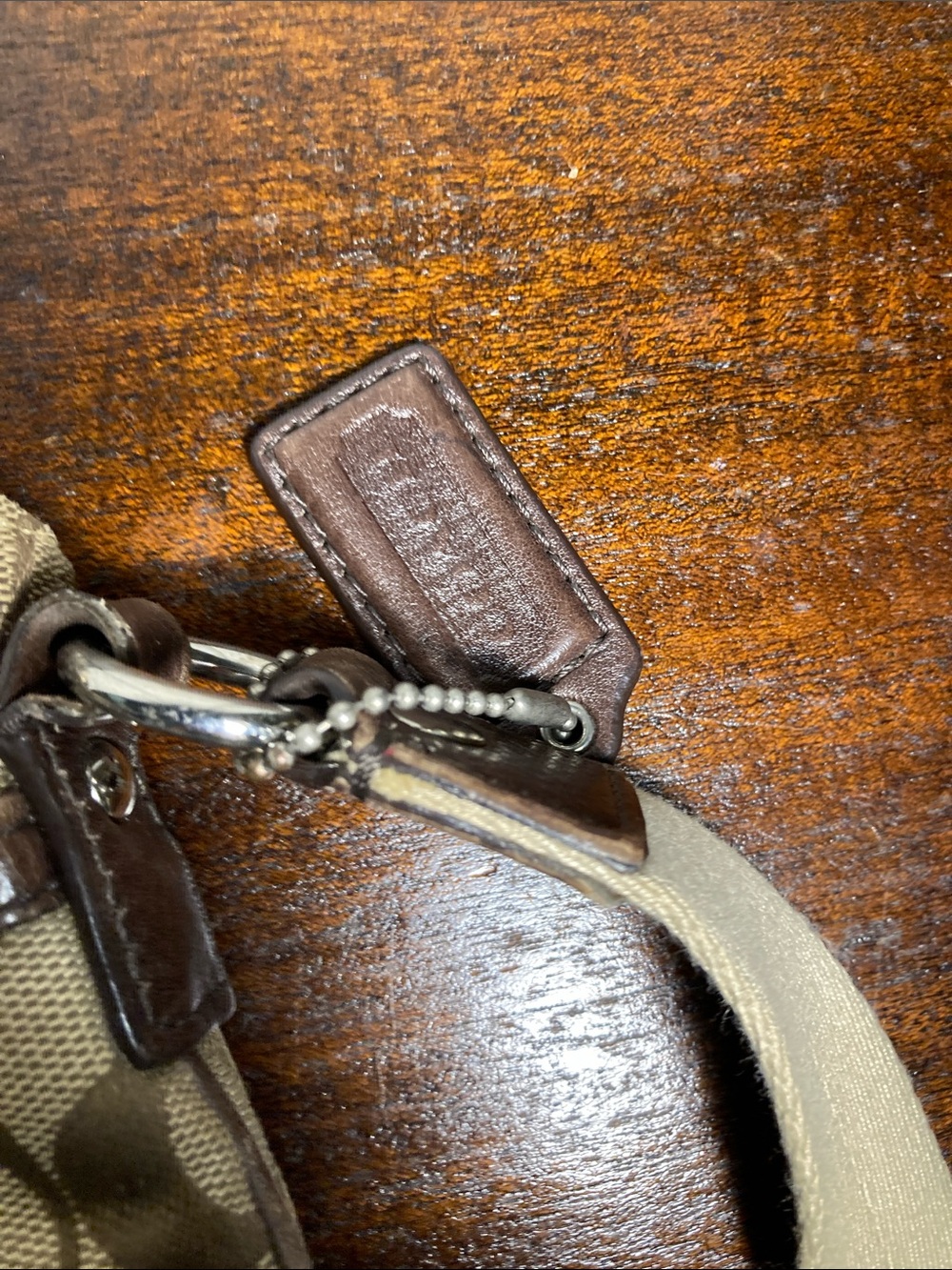 Coach Sutton signature swingpack crosspody bag khaki - Picture 11 of 12